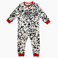 Pixel Print LS Pajamas - Kidichic