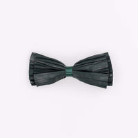 Pleated PU Bow Clip - Kidichic