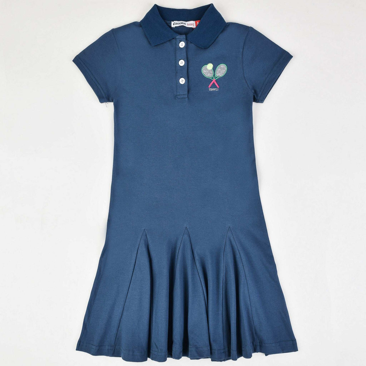 S.S Tennis Polo Dress - Kidichic