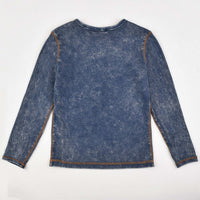 Stone Wash Girls Shirt - Kidichic
