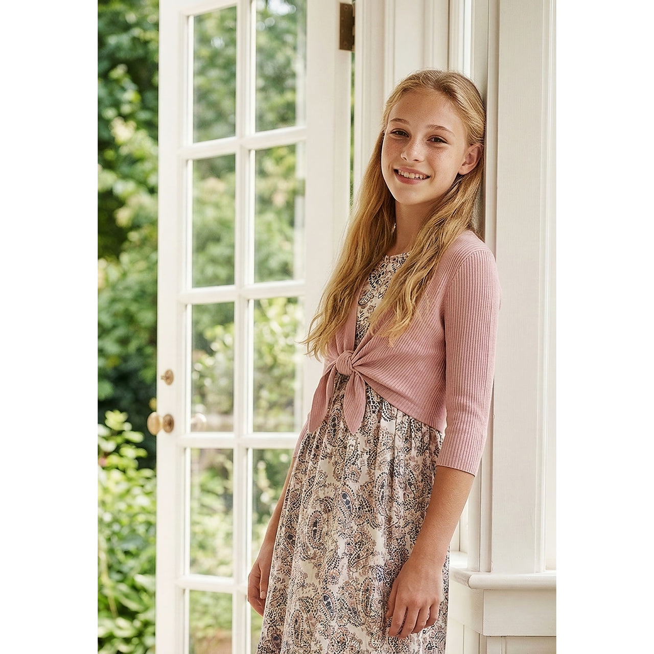 Melange Bolero Cardigan Robe