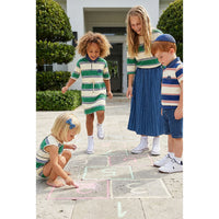 Melange Striped Dress