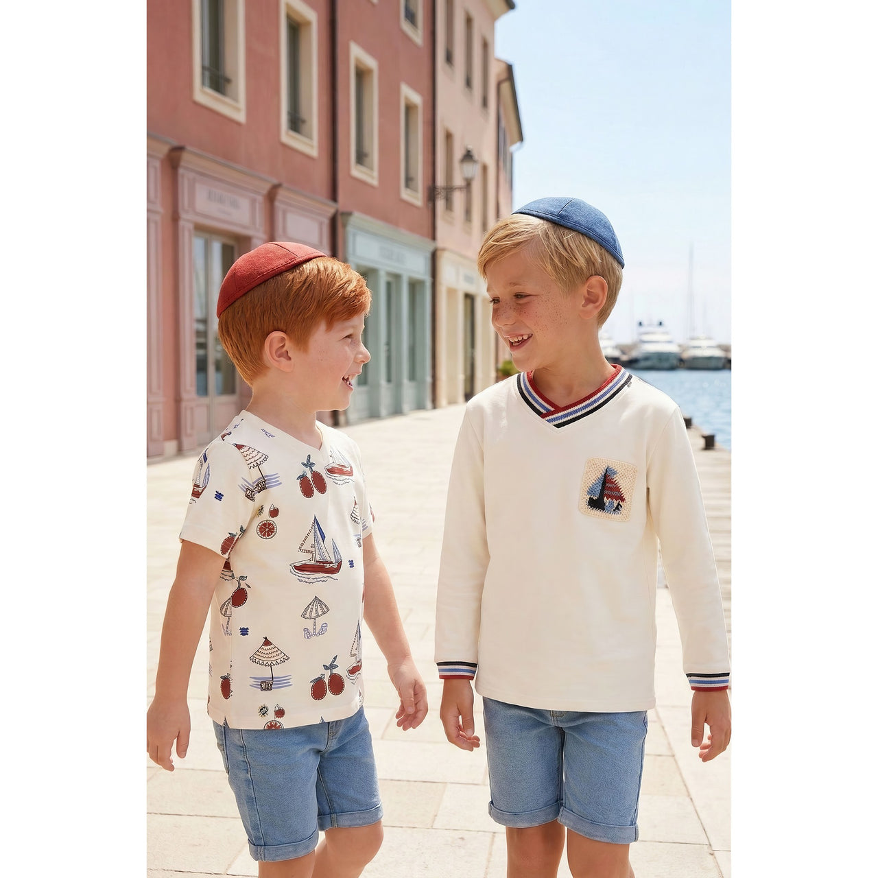 Melange Boys L.S Skyler Top